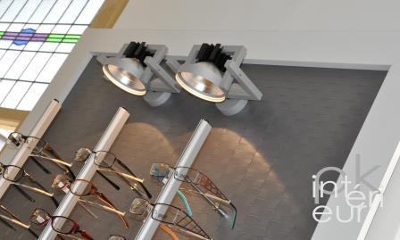 Conception d´Intérieur et Design de Mobilier pour la Rénovation d´un Magasin d´Optique - PK INTERIEUR, Lyon